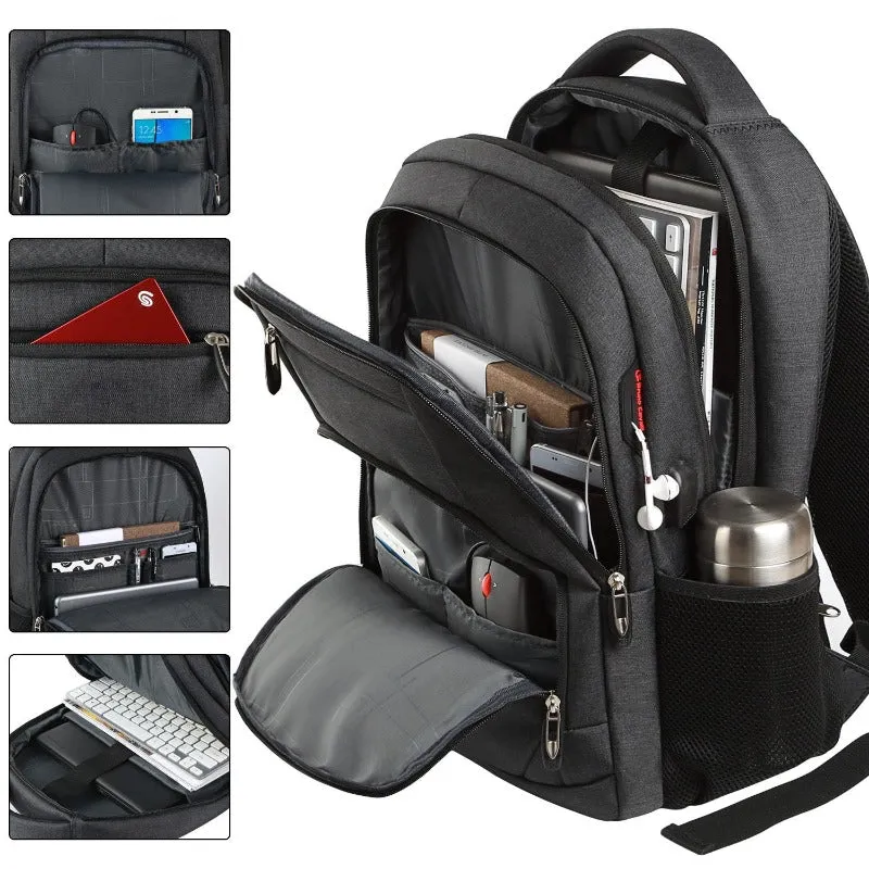 18 Inch Men's Laptop Backpacks Large Capacity Men Travel Bagpack