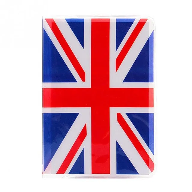 2016 fashion Europe Style 3D Passport Holder PVC Travel Passport Cover Case 14*9.6cm Card & ID Holders 10 styles