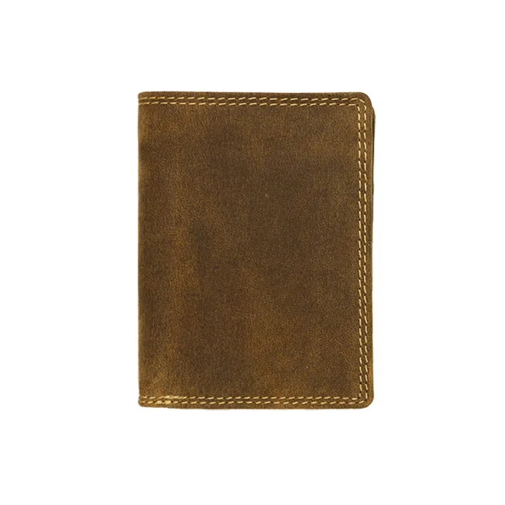 Adrian Klis Leather Billfold Wallet 216 - Brown