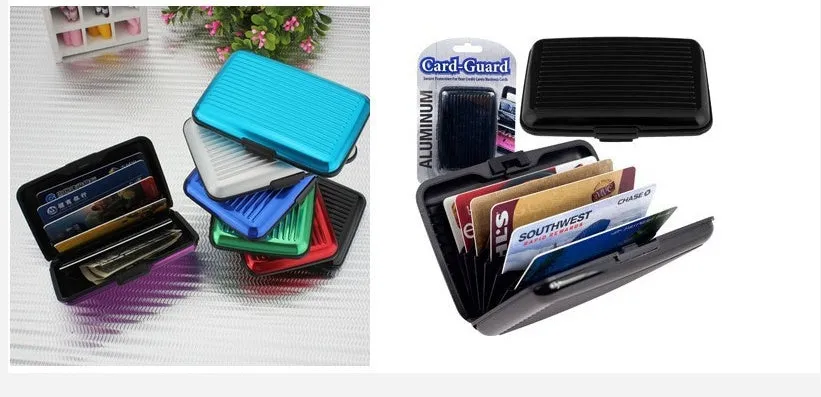 Aluminum Alloy Credit Card Bag, Business Card Holder Card