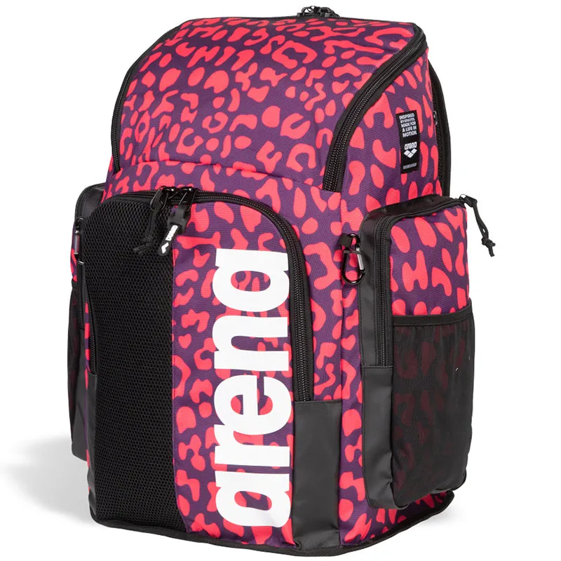 Arena - Spiky III Backpack 45L Allover Leopard Skin - Violet Geranium