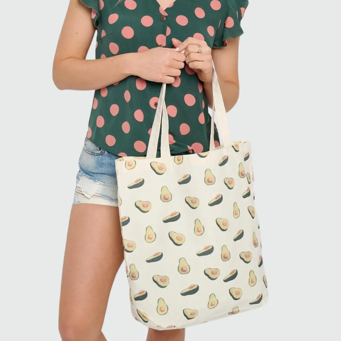 Avocado Canvas Tote Bag