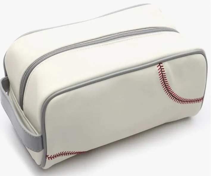 Baseball Toiletry and Cosmetics Bag