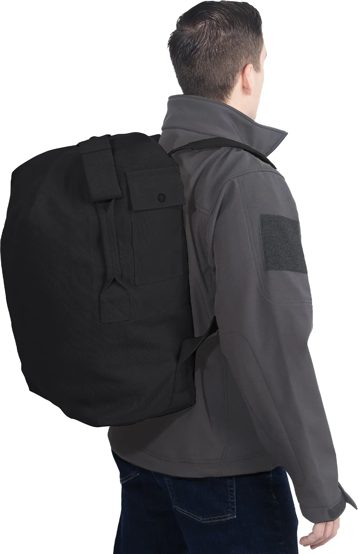 Black Nomad Canvas Duffle Backpack