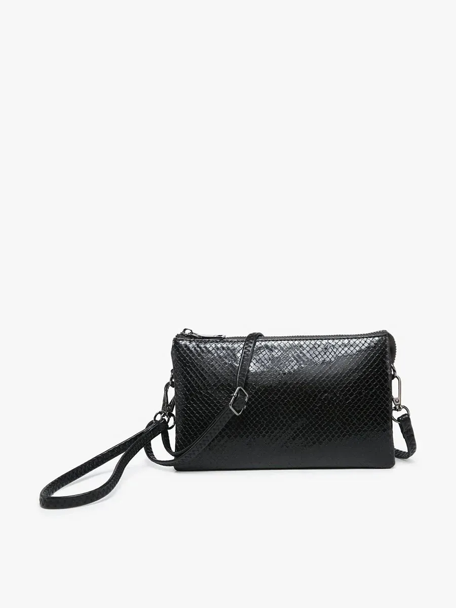 Black Snake Riley Crossbody Bag