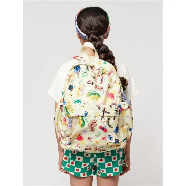 Bobo Choses Funny Insects All Over Backpacks Offwhite