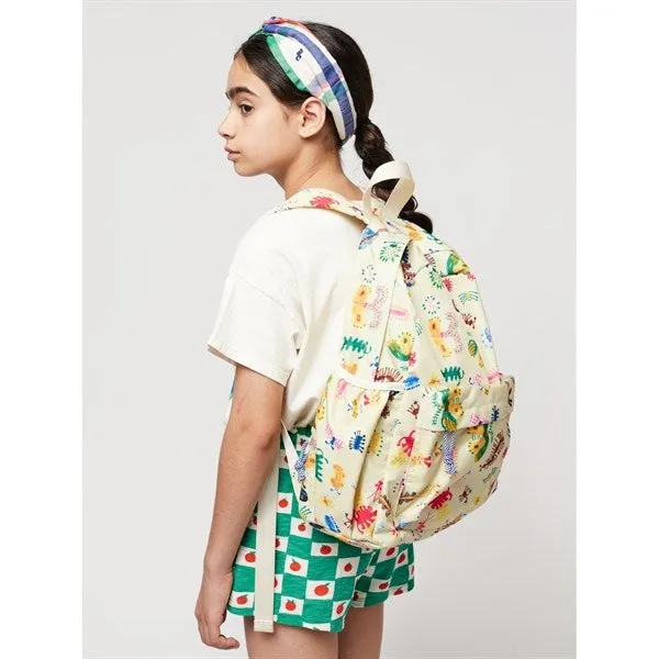 Bobo Choses Funny Insects All Over Backpacks Offwhite