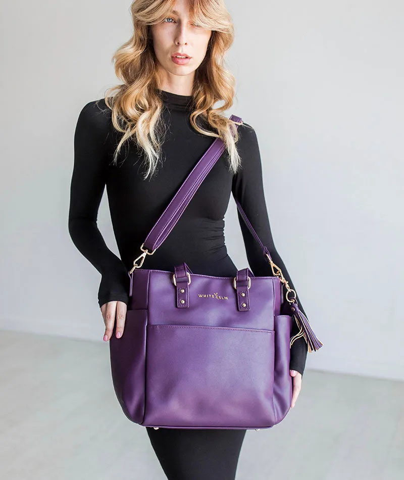 Carina Tote Bag - Plum