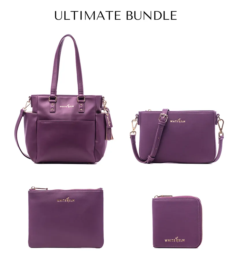 Carina Tote Bag - Plum