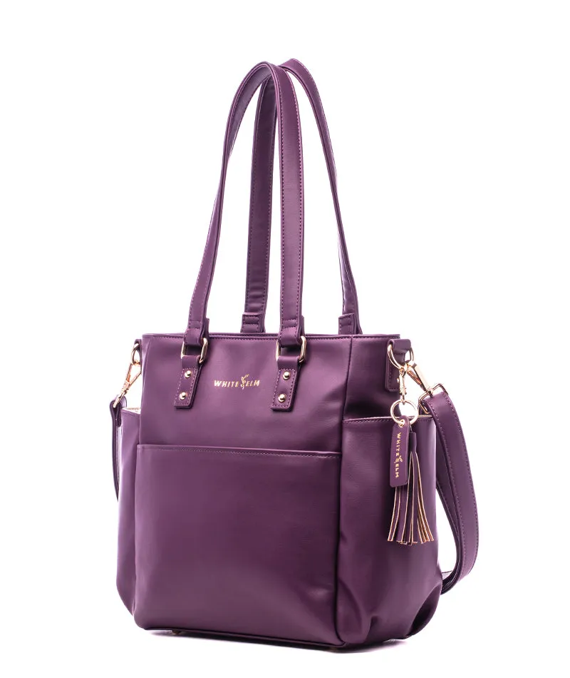 Carina Tote Bag - Plum