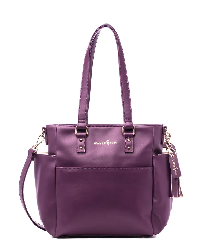 Carina Tote Bag - Plum