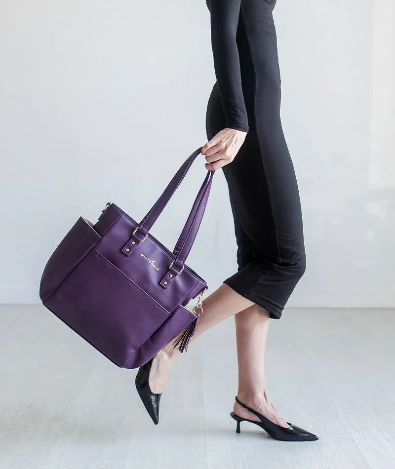 Carina Tote Bag - Plum