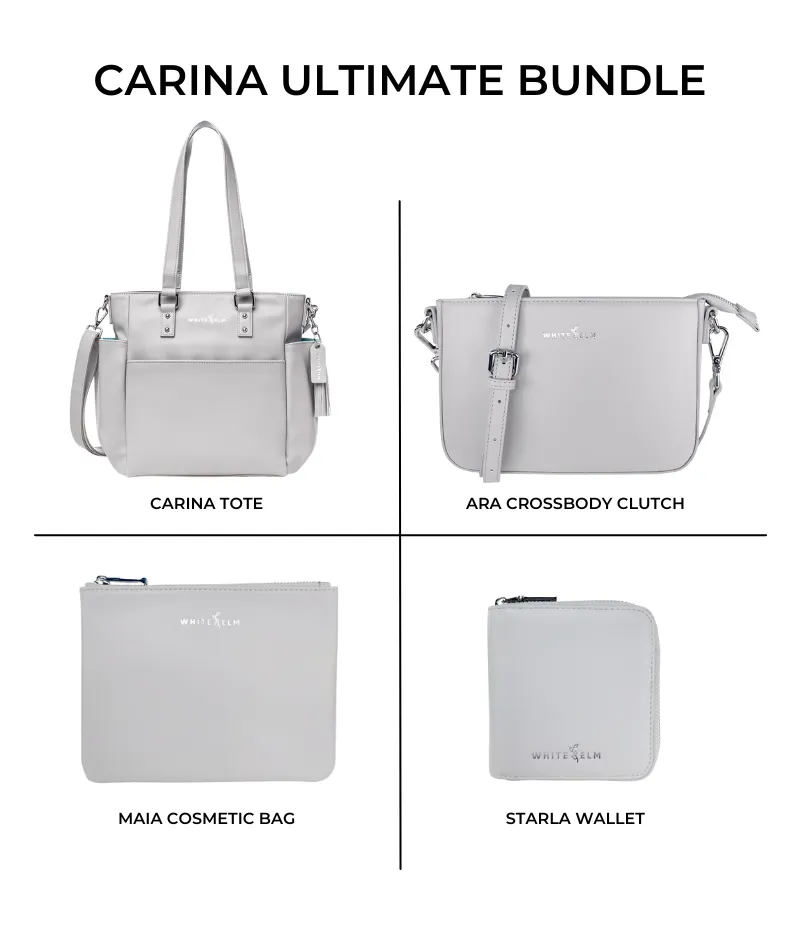 Carina Tote Bag - Silver