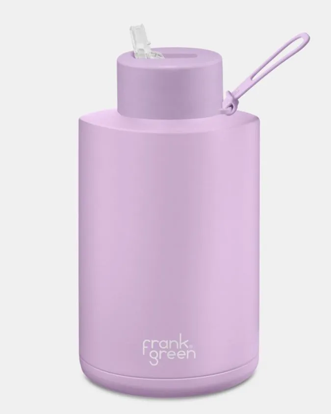 Ceramic Reusable Bottle Straw Lid | 68oz | 2 Litre