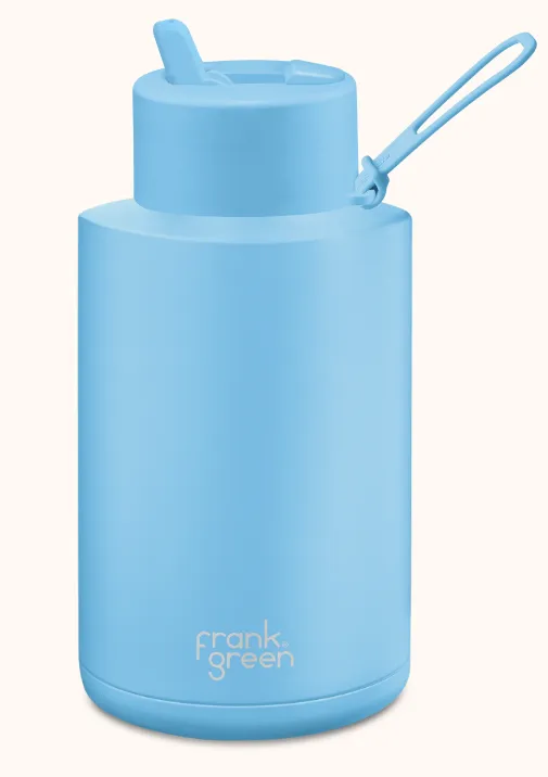 Ceramic Reusable Bottle Straw Lid | 68oz | 2 Litre