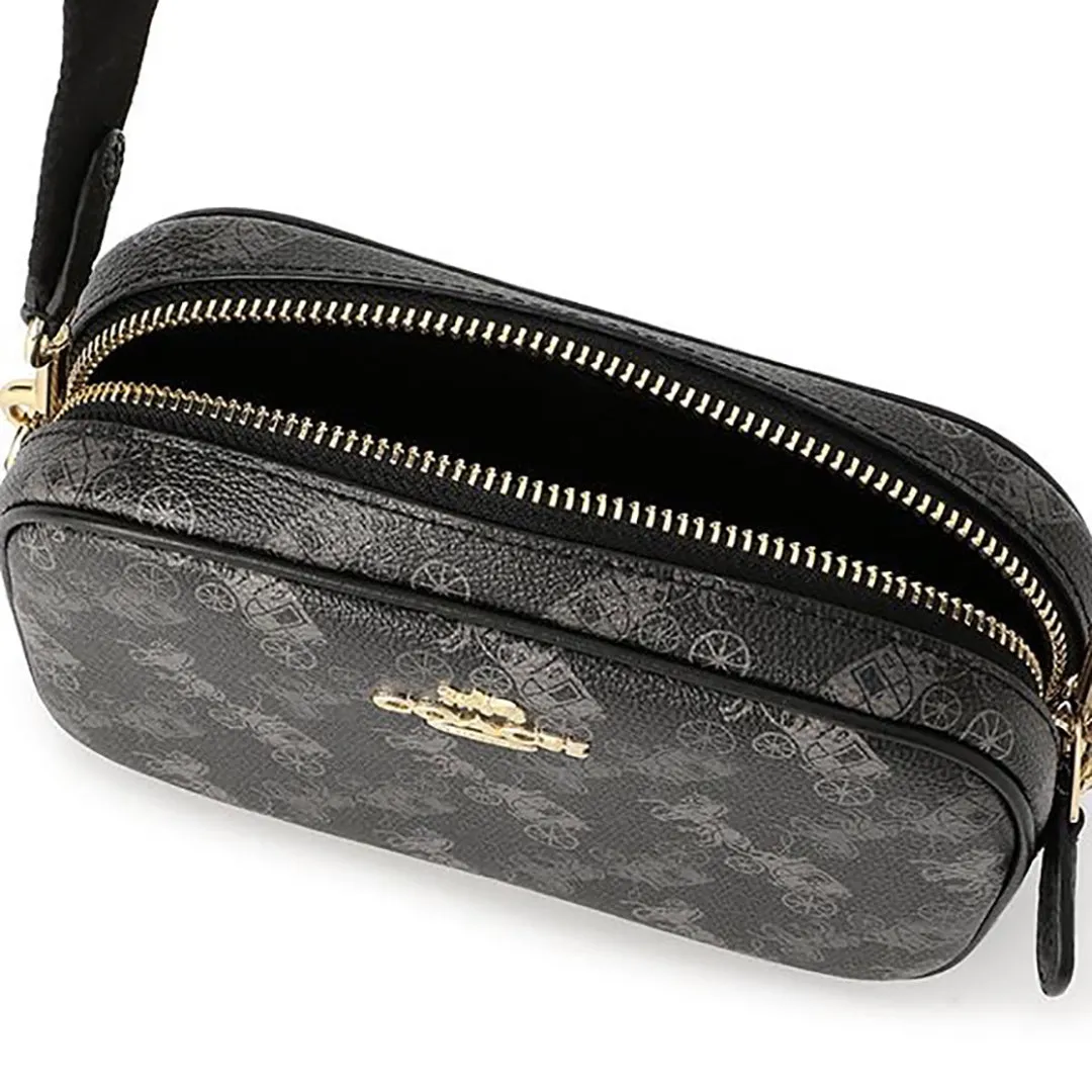 Coach Women's Convertible Belt Bag With Horse And Carriage Print