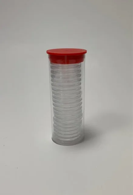 Coin Capsule Storage Tubes for Model "T" Air-Tites #RED7801