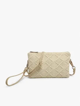 Cream Sweater Knit Riley Crossbody Bag