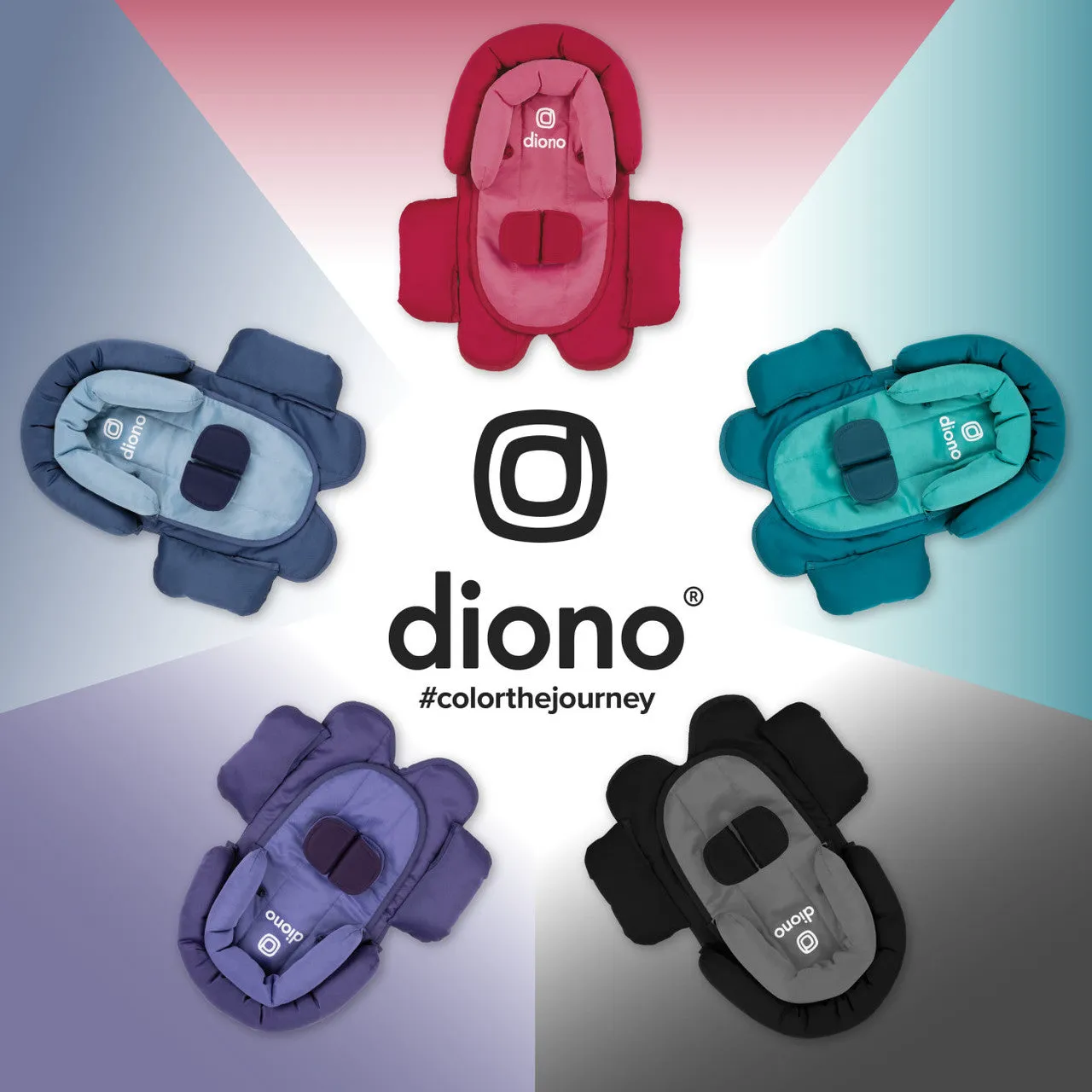 Diono Cuddle Soft® 2-in-1 Head Support with Chest Pads (New model and colours)