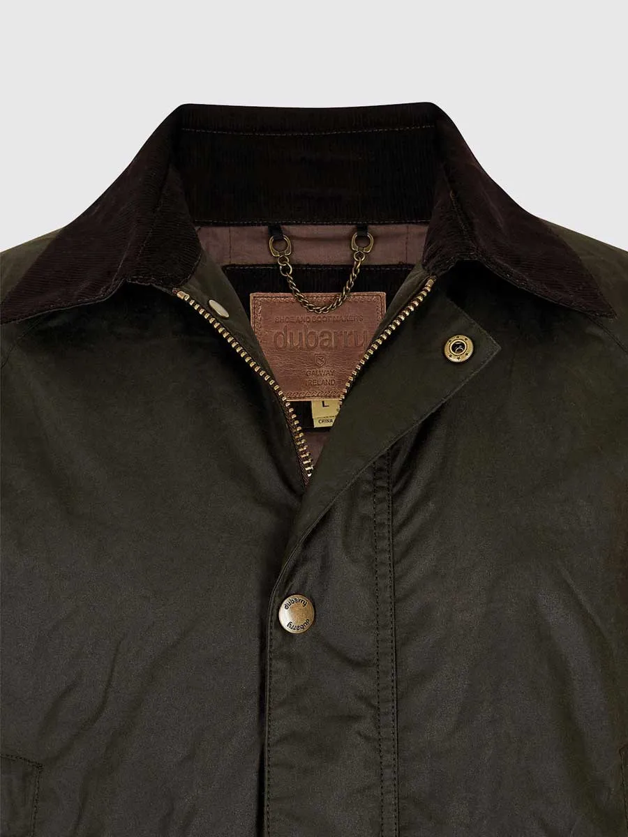 DUBARRY Brunswick Wax Jacket - Mens - Verdigris