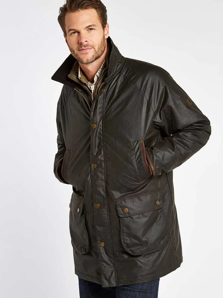 DUBARRY Brunswick Wax Jacket - Mens - Verdigris