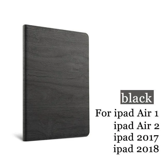 For iPad Air 2 Air 1 Case New iPad 2017 2018 9.7 inch Simplicity PU Leather Smart Cover Folio Case Auto Wake Cover Case