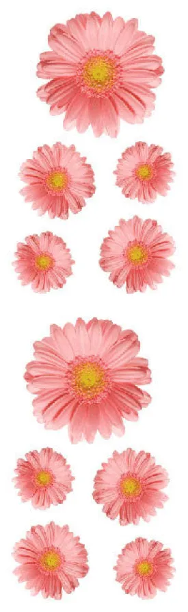 Gerber Daisies Stickers