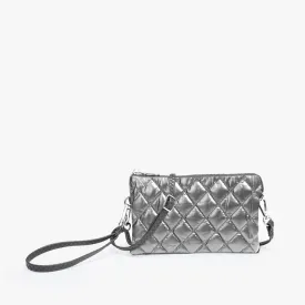 Graphite Puffer Riley Crossbody Bag