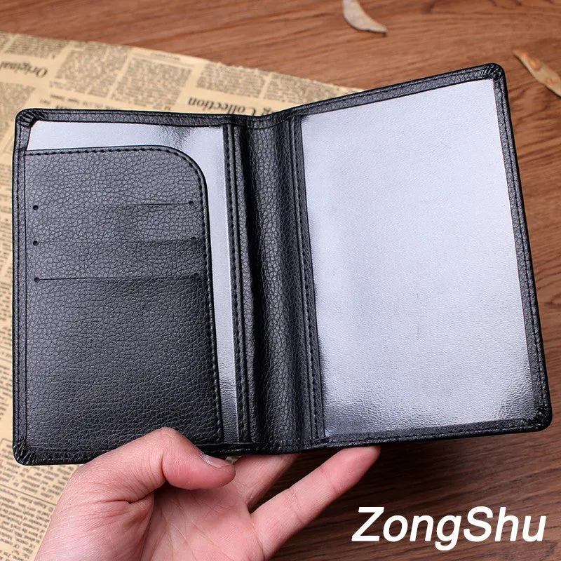 Hot Sales Passport Holder Cover Quality PU Leather ID Card Travel Ticket Pouch Fashion Brand Passport Covers Passport Bag Case