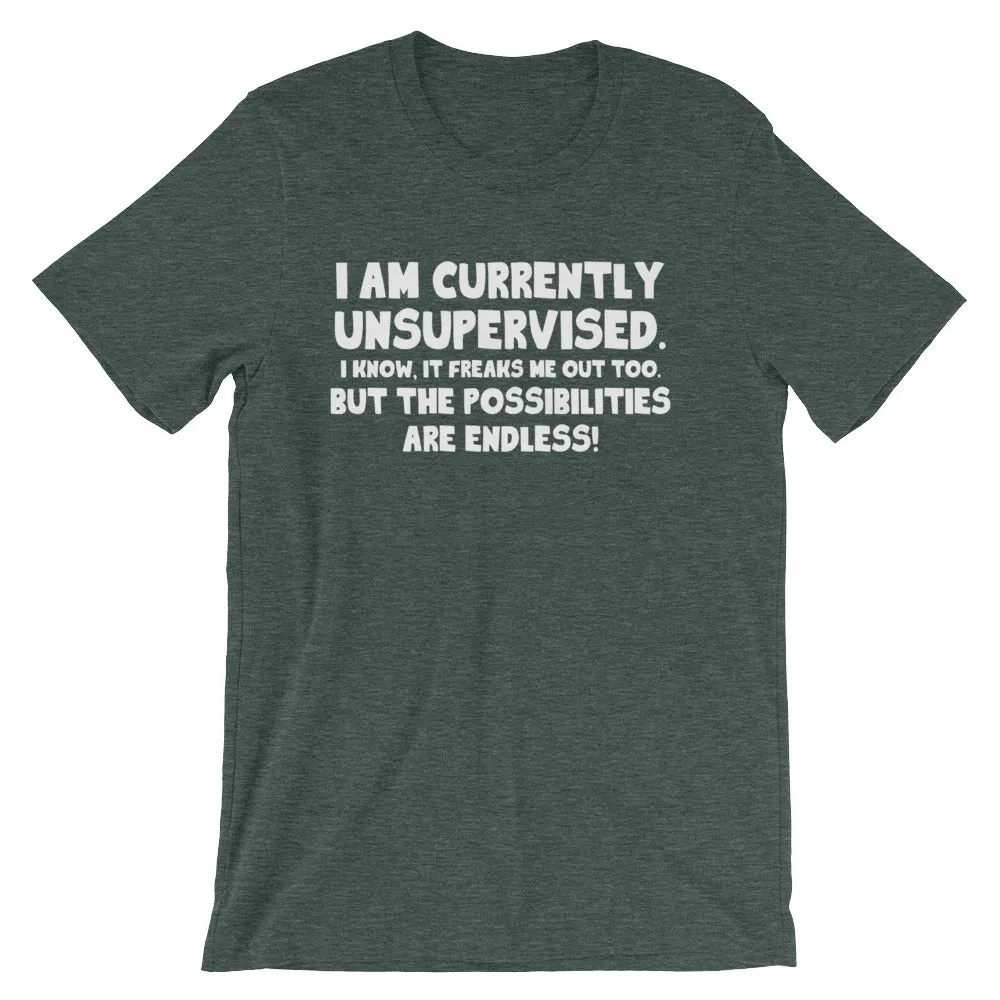 I Am Currently Unsupervised T-Shirt (Unisex)