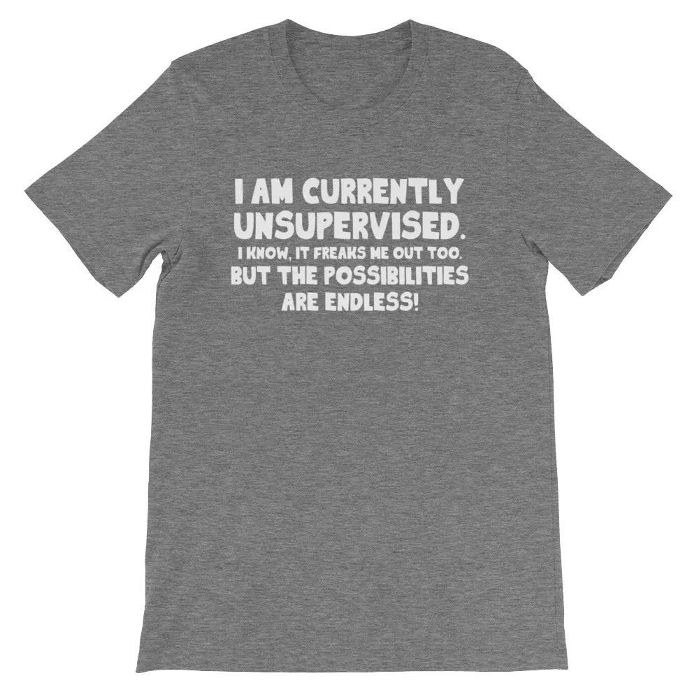 I Am Currently Unsupervised T-Shirt (Unisex)