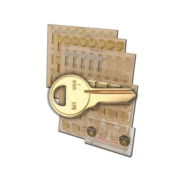 Ilco - EIP-KH7 - Engrave-It - Master Padlock Keys (Ilco M1 Design) Key Holder - Holds 24  - for Engrave-It Pro Machine