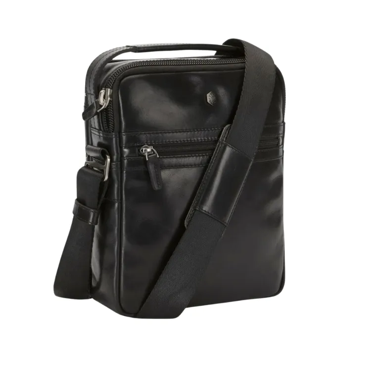 Jekyll & Hide Compact Crossbody Organiser - Black