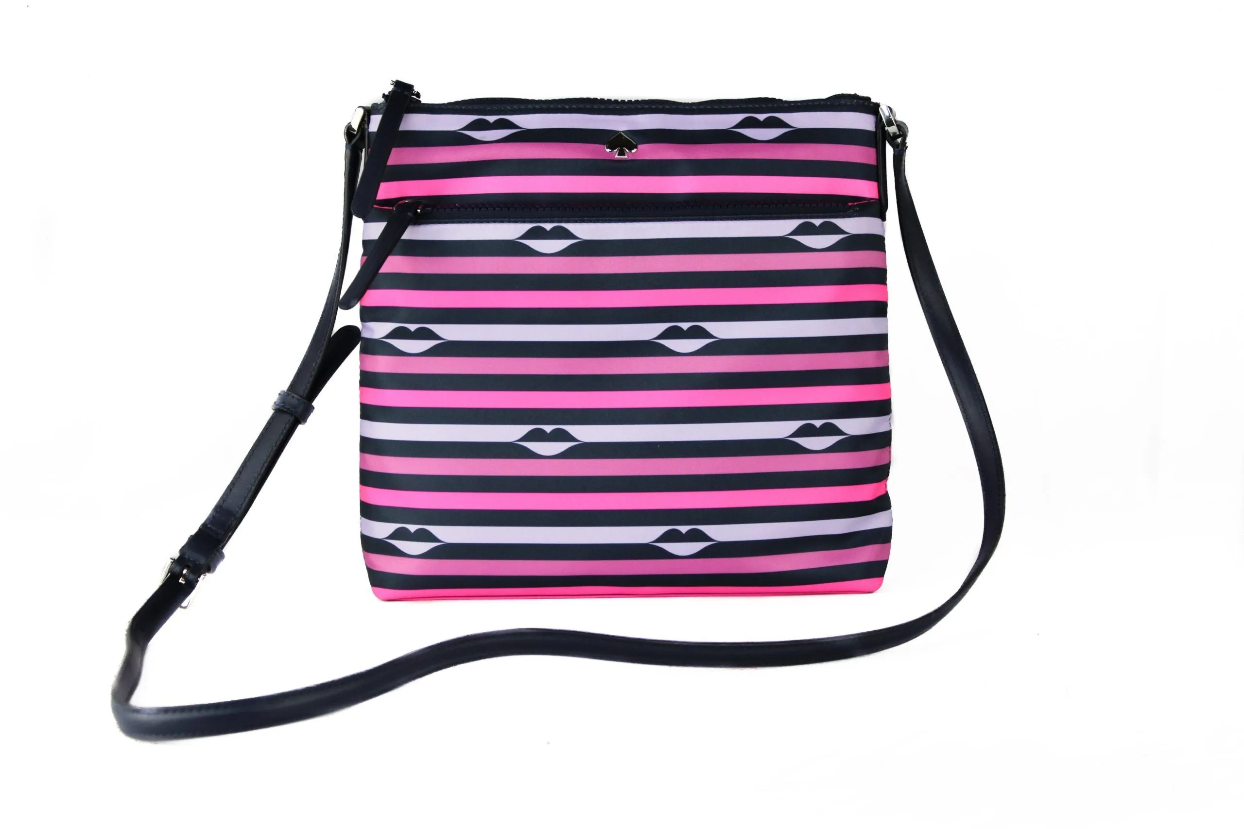 Kate Spade Jae Flat Nylon Crossbody Bag (Pink Multi)