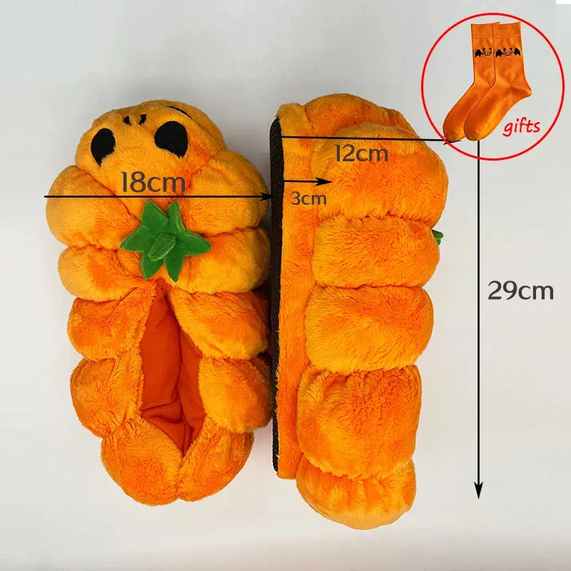 Kawaii Ghost Pumpkin Plush Halloween Decorative Item