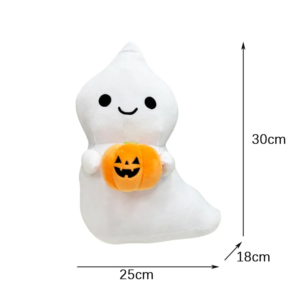 Kawaii Ghost Pumpkin Plush Halloween Decorative Item