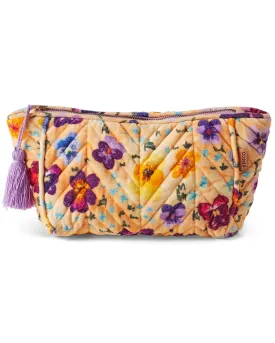 Kip & Co Pansy Velvet Toiletry Bag