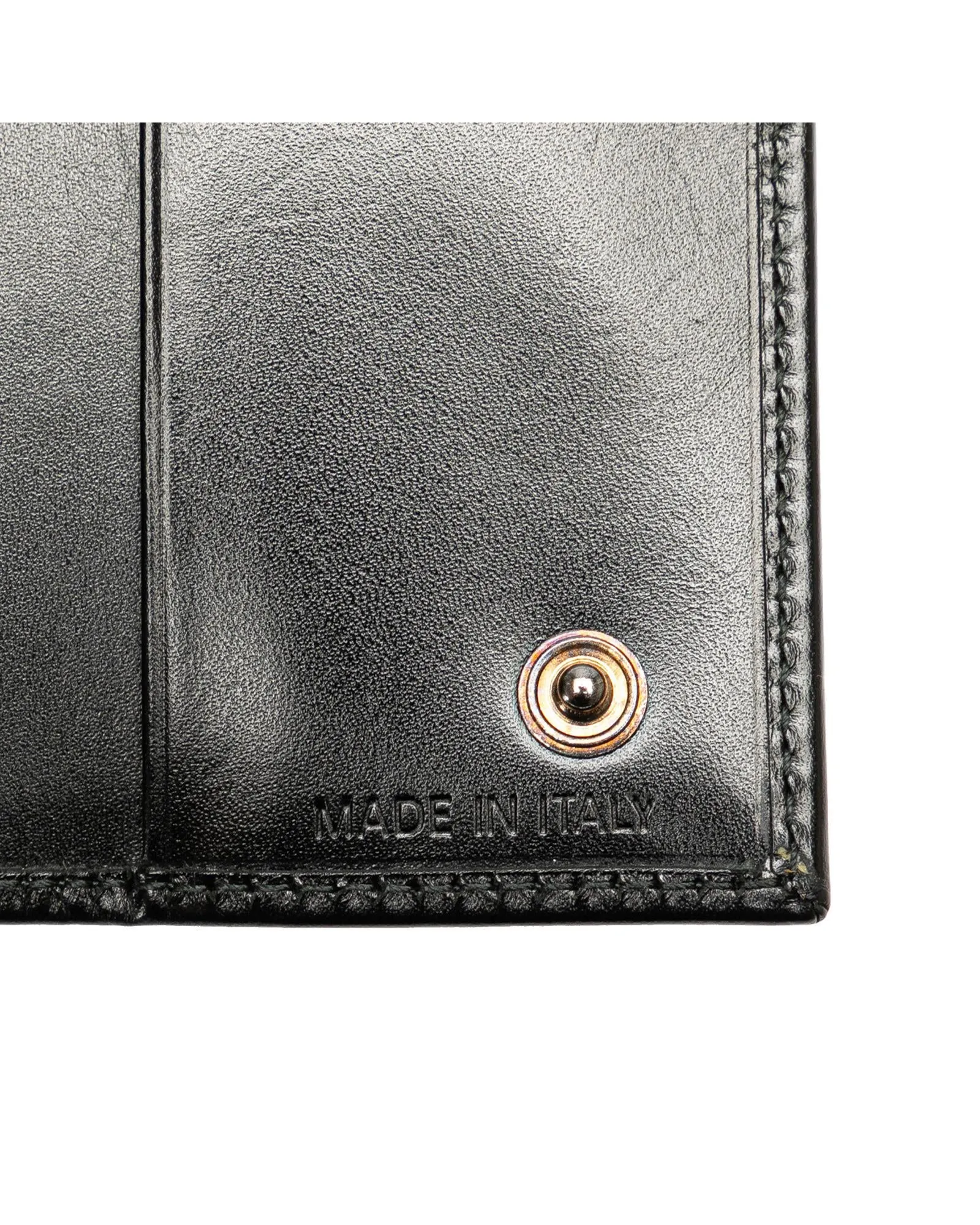 Leather Snap Button Key Holder