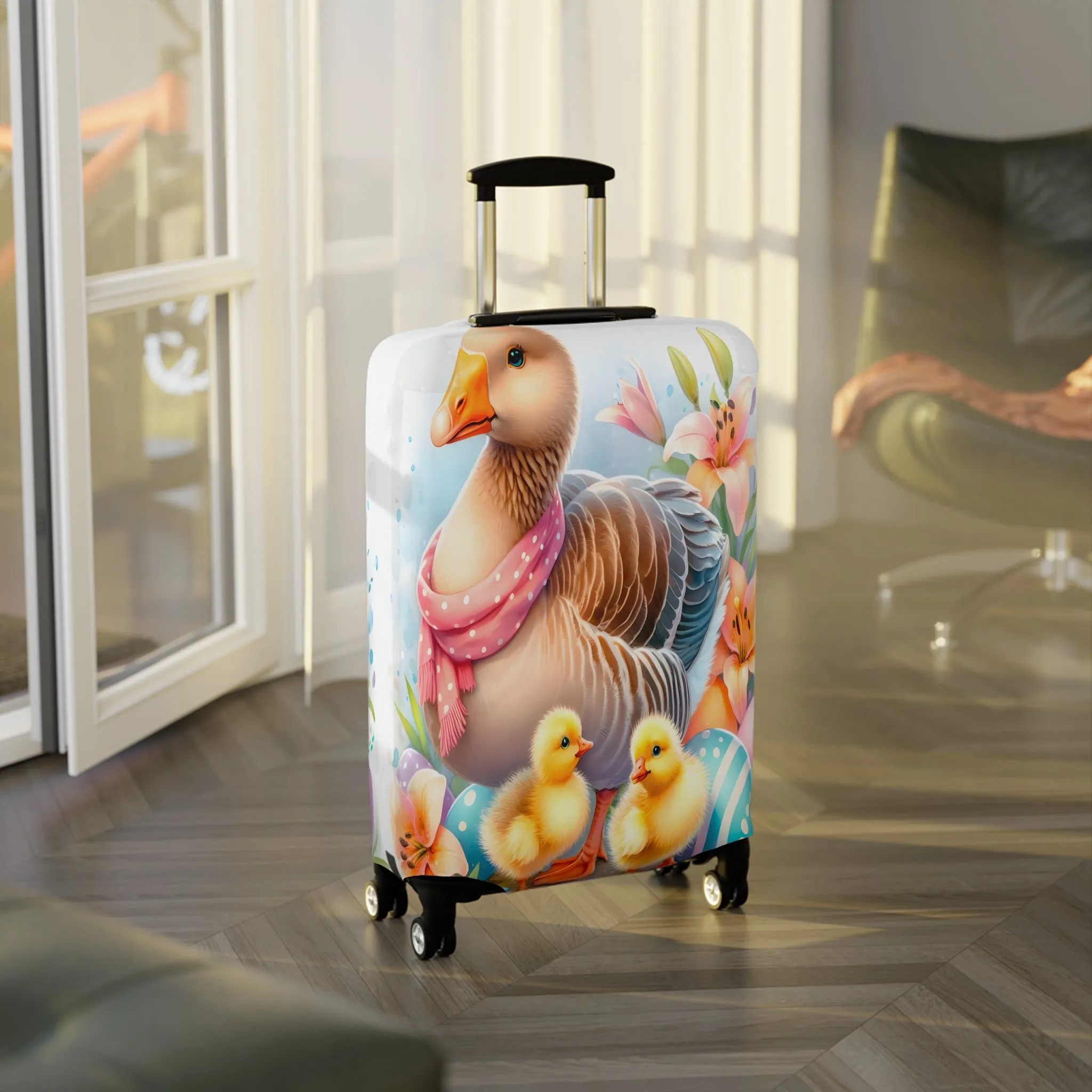 Luggage Cover, Easter, Duck, awd-1631