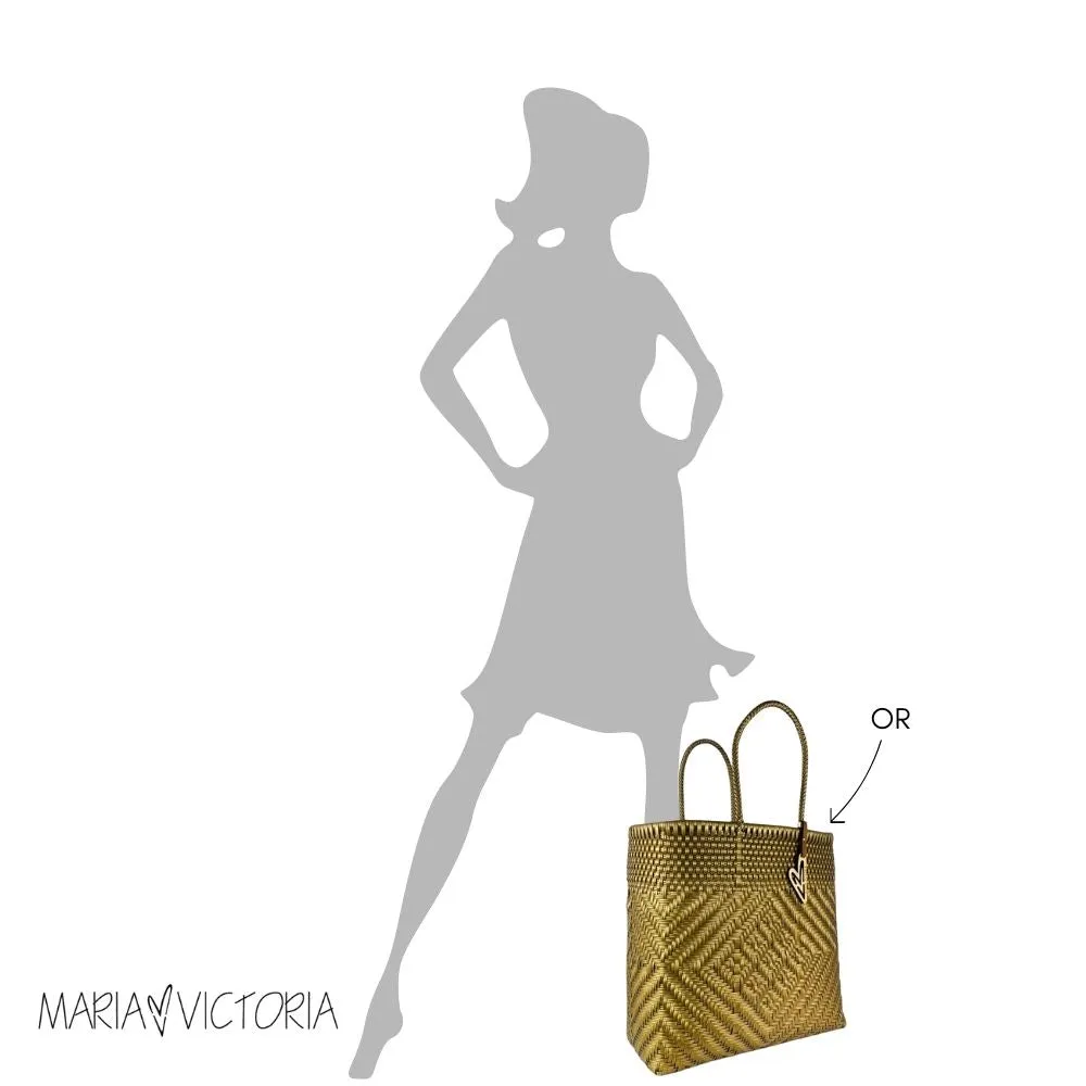 Maria Victoria | Alluring Tote | Upcycled, Handwoven, Multicolor Tote