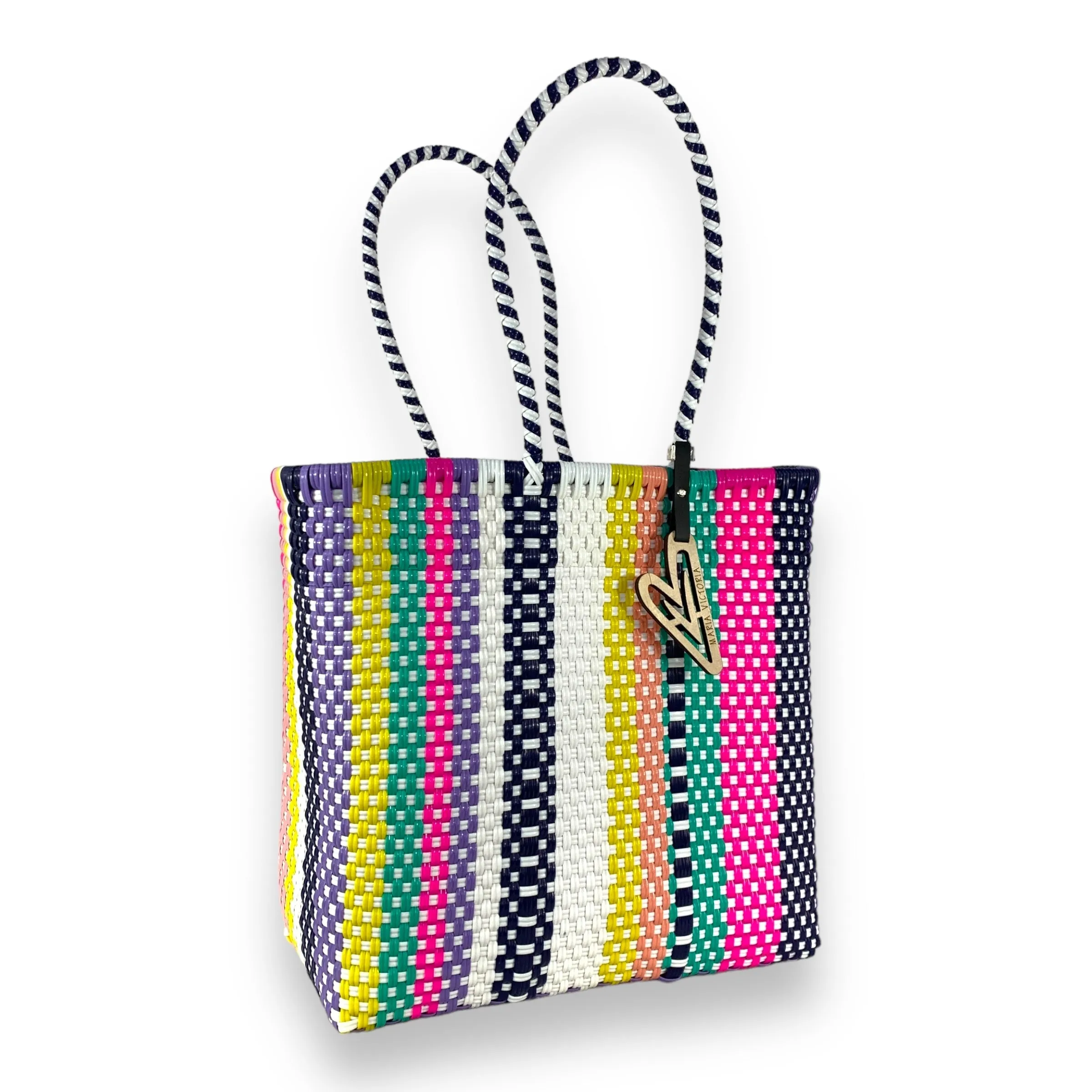 Maria Victoria | Alluring Tote | Upcycled, Handwoven, Multicolor Tote