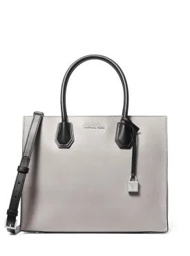 Michael Kors Mercer Large Color-Block Saffiano Leather Tote Bag