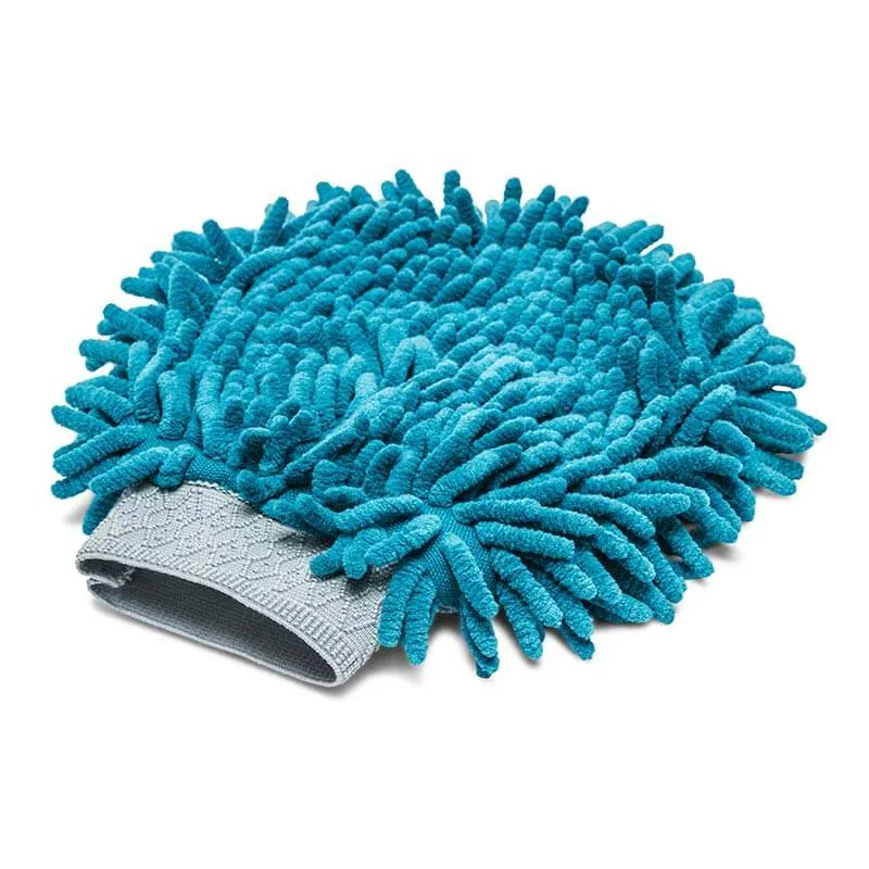 Microfiber Chenille Dog Grooming Mitt, Paw Cleaner