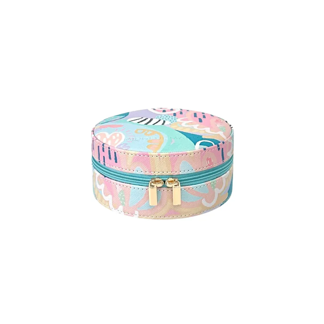 Mindful Marlo Round Jewellery Case - Haven