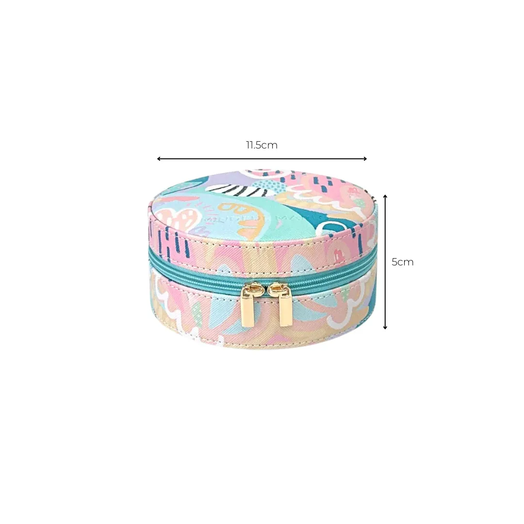 Mindful Marlo Round Jewellery Case - Haven