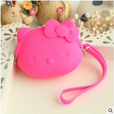 Mini Hello Kitty Coin Purse Cat Cute Female Women's Wallet Lovely Children Bags For Girls Kid Gift Bolsa