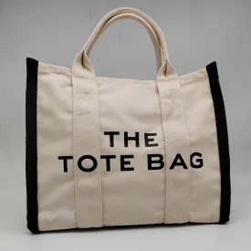 MJ TOTE Bags (Textile) - White