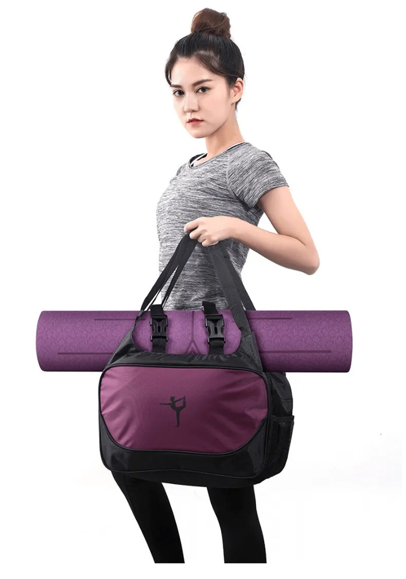 Multifunctional Waterproof Sport Women's Bag with Mat Clip - SF0922