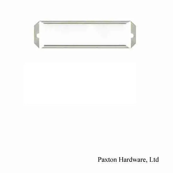 Narrow Aluminum Card Holders, 1/2 inch