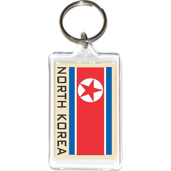 North Korea Acrylic Key Holders